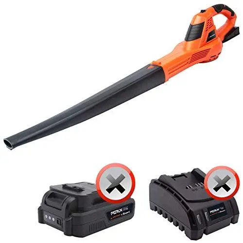Produktbild: YARD FORCE 20V Akku-Laubbläser LB C20AW, 205 km/h Luftgeschwindigkeit, Volumen 2000 l/min, 12000 min-1, geringes Gewicht und kompaktes Design, ohne Akku & Ladegerät