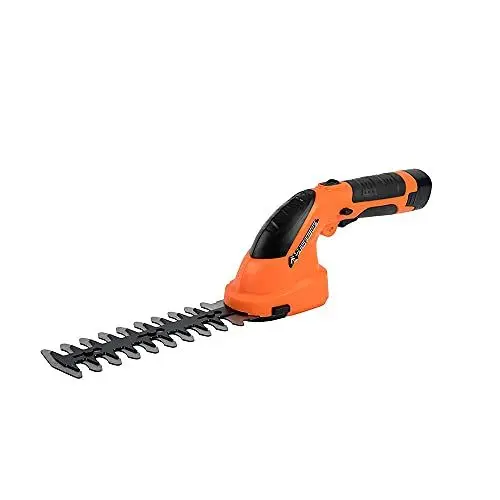 Produktbild: Yard Force Akku Gras-und Strauchschere LH A17 (Schnellwechselsystem, Gartenschere mit drehbarem Griff, Grasschere 93 mm, Schnittbreite Heckenschere 170 mm)