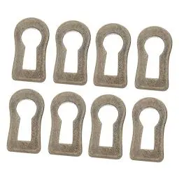 Produktbild: Yardenfun 10 Stück Dekorative Schlüsselloch Einsätze Für Tür Schlüsselloch Rosetten Kommoden Lochabdeckung Vintage Möbel Hardware Rosetten Platte Schlüsselloch Schutz