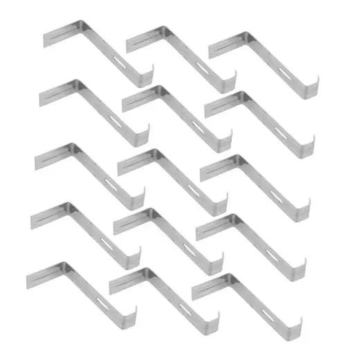 Produktbild: Yardenfun Ziegeldachwerkzeug 15-teilige Clips Nicht-Design-Klemmen Für Den BAU