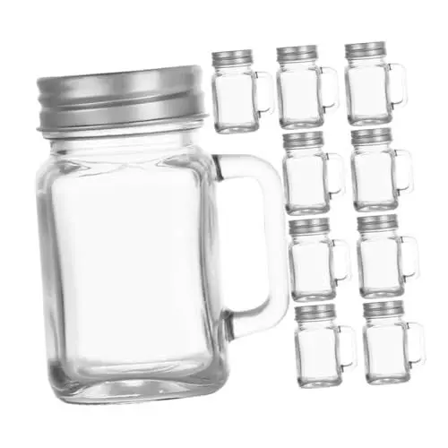 Produktbild: Yardenfun 16St Vorratsdose aus Glas Mini-Gläser Limonadenflasche ätherisches Öl Parfüme Siegel