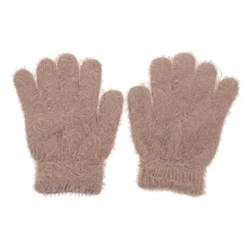 Produktbild: Yardenfun Wollgestrickte Fäustlinge warme Kinderhandschuhe für den Winter zum Tragen drinnen und draußen