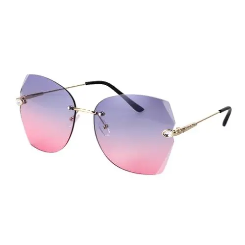 Produktbild: Yardenfun Praktische mit Diamantumrandetem Rahmen Modische Brille für Damen Bequeme Passform