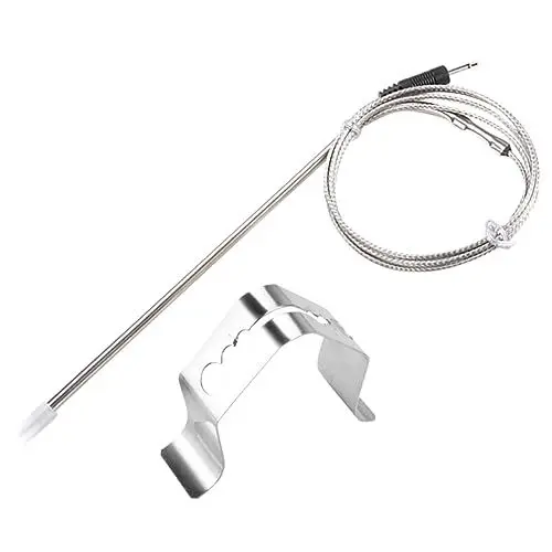 Produktbild: Yardenfun Fleischgrill-Sondenclip- BBQ-Grill-Clip Thermometer-Sondenclip Edelstahl 2 STK für Küchenzubehör