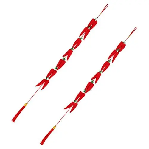 Produktbild: Yardenfun Festliche Chili Pepper Wandbehang Chinesische Neujahrsfeier Dekorationen