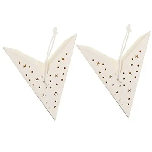 Produktbild: Yardenfun Sterne Weihnachtsstern Papierlaterne Lampenschirm Dekorativer Hängelampenschirm