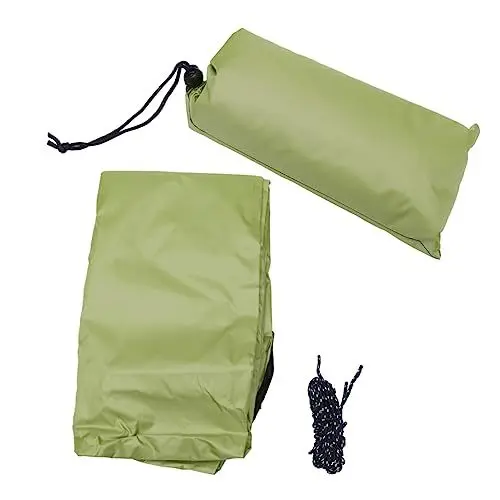 Produktbild: Yardenfun Praktisches Dreieckiges Sonnensegel Für Den Außenbereich Für Strand Camping Picknick Mit Seilen Aufbewahrungstasche Armeegrün