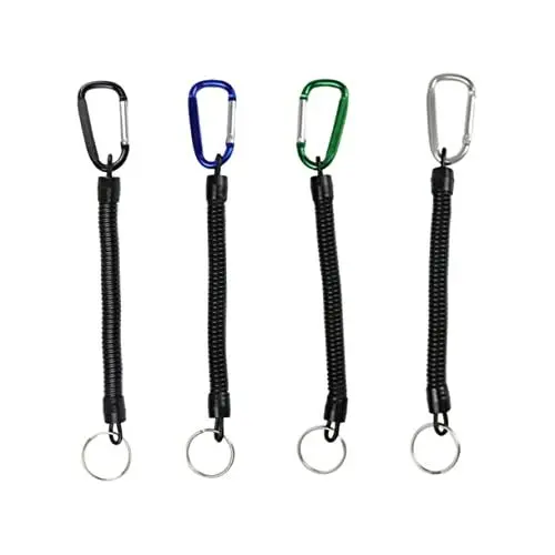 Produktbild: Yardenfun Zubehör Ausziehbare Schlüsselanhänger Mit Federmechanismus Sicherer Lanyard Für Camping Und Outdoor Aktivitäten Farbauswahl Zufällig Schlüsselanhänger Mit Band