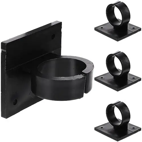 Produktbild: Yardenfun 4 Stücke Mikrofon Logo Flaggenstation Mikrofonhalter Clip Universelle Mikrofon Flaggen Clip Halterung Kein Kleber Kompatibel mit Asmr Mikrofon und Standmikrofon