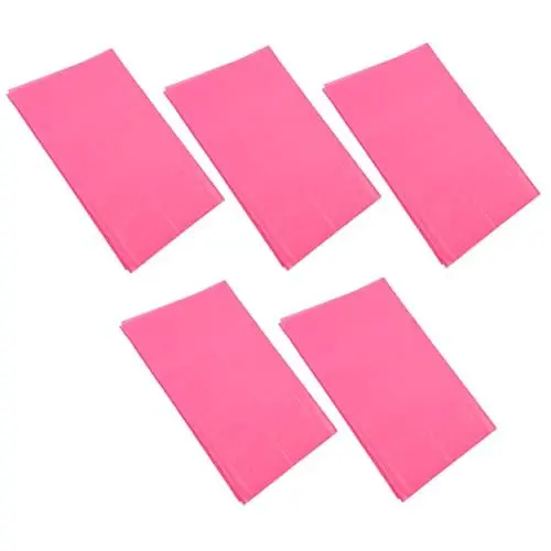 Produktbild: Yardenfun Rechteckige Tischdecken Aus Kunststoff 5er-Pack Geburtstagstischdecke Party-Dekoration