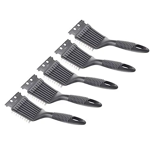 Produktbild: Yardenfun 5-teiliges Reinigungsbürsten-set Edelstahldraht Grillwerkzeug Multifunktionale Grillbürste Kunststoffgriff
