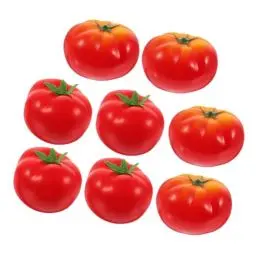 Produktbild: Yardenfun 8 Stücke Realistische Künstliche Tomaten Modelle Simulierte Gemüse Dekoration für Küche und Home Decor Ideale Foto Requisiten und Festtags Dekoration Normale Größe