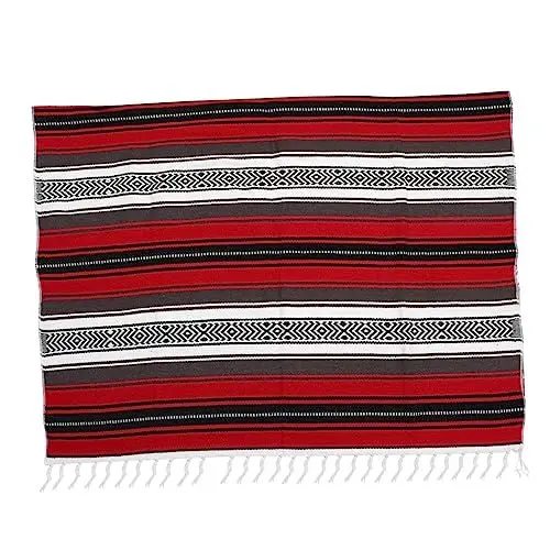 Produktbild: Yardenfun Mexikanisches Schalkissen Für Schlafzimmer 130 X 180 cm Baumwollmischung Dekorative Überwurfdecke Für Sofa Wohnzimmer