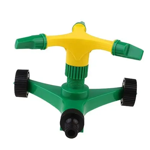 Produktbild: Yardenfun Garten düse sprühkopf sprühköpfe gartenbewässerungssysteme Rasensprenger bewasserung Bewässerungsset für Räder Sprinkler für Rasen Rad Wassersprinkler Drehregner mit DREI Armen
