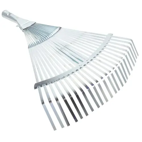 Produktbild: Yardenfun Verstellbarer Laubbesen Für Den Garten 22 Laubbesen Aus Metall Erweiterbar Tragbar Robust Rasenbesen Für Den Hof