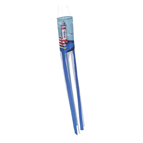 Produktbild: Yardenfun 1Stück Outdoor Windsock aus Dekorativer Windsack zur Anzeige der Windrichtung Bunte Gartendeko Blau für Außenbereich Hängende Windfahne für Garten und Terrasse