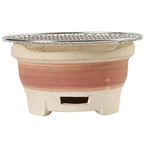 Produktbild: Yardenfun Holzkohleofen Für Outdoor-grillen Mit Grillnetz Praktisch Und Leicht Für Gartenaktivitäten Zum Garen Von Fleisch Fisch Und Gemüse