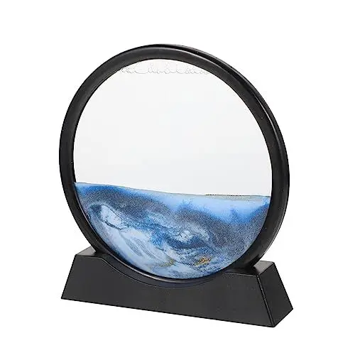 Produktbild: Yardenfun Kinetische Sandmalerei Sandkunst Bild für Wohnzimmer Dekoration mit Abnehmbarem Tablett Ornament für Zuhause für Schreibtisch und Bürogestaltung