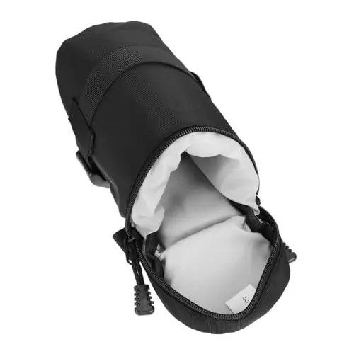 Produktbild: Yardenfun Wasserfester Und Stoßfester Objektivbeutel Für SLR Kamera Größe Kamera Linsenpouch Mit Reißverschluss Schutzhülle Für Kameraobjektive