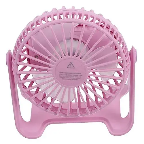 Produktbild: Yardenfun Mini-Fan für zu Hause usb - usb fans raumentlüfter akku tischventilator zimmerventilatoren mini Wohnheim-Fan Büroventilator Leiser Desktop-Lüfter Rosa