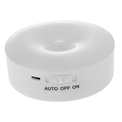 Produktbild: Yardenfun Nachtlicht led sensor light led sensorleuchte nachttischlampe beige Sensorlicht Kleiderschrank LED-Laterne dekorative raumleuchten Schlafzimmer Nachttisch Nachtlampe Abs Weiß