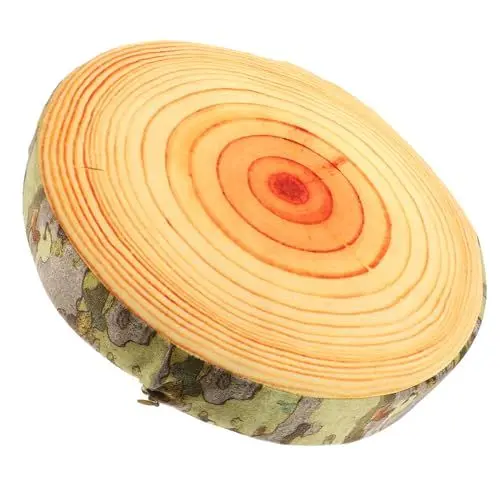 Produktbild: Yardenfun Plüschtier Stumpfplüschkissen Bodenkissen für Stumpf-Bodenkissen Spielzeug Fußmatten Stumpfstofftier Gefülltes Stumpfkissen Obst Platanen Tisch Sitzkissen 3D Baumstumpf