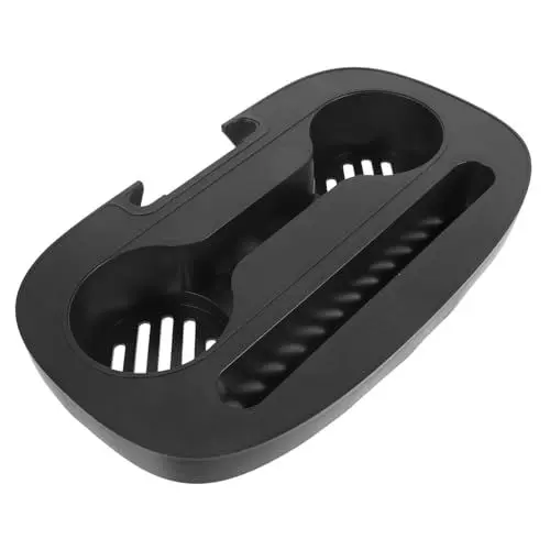 Produktbild: Yardenfun Tassen Serviertablett Stuhl Getränkehalter Getränkehalter Tablett Getränkehalter Für Stuhlarm Outdoor Sessel Kaffeehalter Sonnenliege Getränkehalter Zum Anklipsen