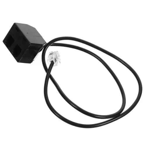 Produktbild: Yardenfun Rj9 4p4c Telefonkabel-Splitter Telefonadapter Für Kabel Pp- Und Gummimaterial