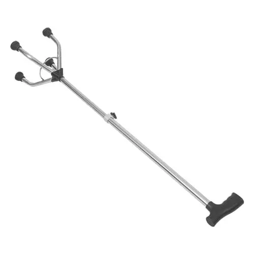 Produktbild: Yardenfun Verstellbarer Gehstock für Senioren Rutschfester Vierbeiniger Gehhilfe Ergonomisches Design für Outdoor Aktivitäten Wie Wandern und Camping Leicht und Langlebig