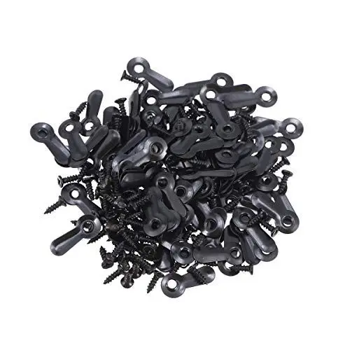 Produktbild: Yardwe 100 STÜCKE Bild Hängen Kit Bild Kleiderbügel Haken Nägel Schrauben und Hardware Rahmen Kleiderbügel Hardware für Rahmen (Schwarz)
