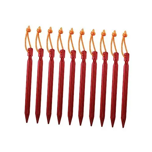 Produktbild: Yardwe Sichern Sie Ihr Zelt Mit Diesen 10 Reflektierenden Bodennagelseilen Campingzeltheringen Perfekt Für Outdoor Und Garten