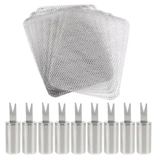 Produktbild: Yardwe 10 Sets Grillmatten Mit Maiskolbenhaltern Grillmatten Für Den Außengrill Maiskolbenhalter
