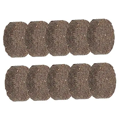 Produktbild: Yardwe 10 Stück Getrocknetes Anzündholz Weiße Baumwollhandschuhe Brennholz Outdoor Campingholz Feueranzünder Campingblock Billardtisch Starter CD Player Outdoor