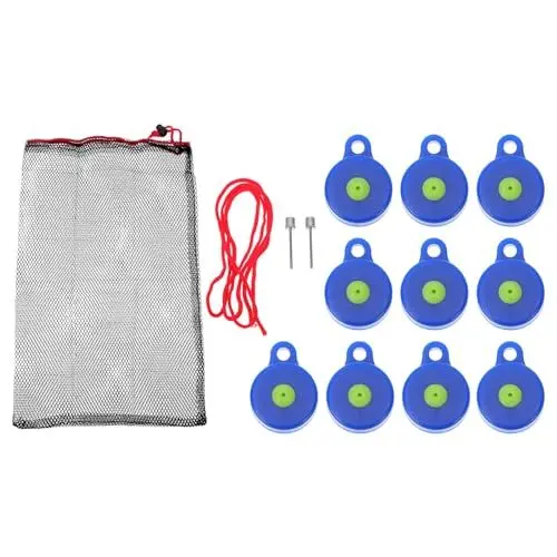 Produktbild: Yardwe 10st Aufblasbarer Hochdruck-flaschenverschluss Hochdruck- Ziel- Inflator Flaschenzielverschlüsse Outdoor-ziele Stahlziele Schleuder-übungsziel Platzen Abs Draussen Schießzubehör