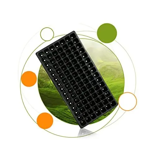Produktbild: Yardwe 10stücke Teiliges Anzuchtplatten Mit Zellen Für Pflanzschalen Zur Anzucht Von Bonsai Und Pflanzen Schwarz