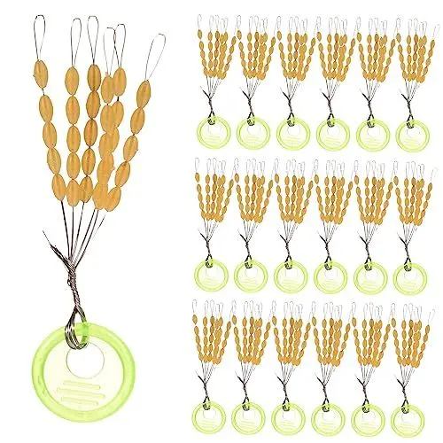Produktbild: Yardwe 120 STK Angelausrüstung Angel-Bobber Angelschnurstopper Golf-scorecard-Inhaber Outdoor-zubehör Schwimmerstopper Angelstopper Plastik Meeresangeln Kleiner Schwimmer