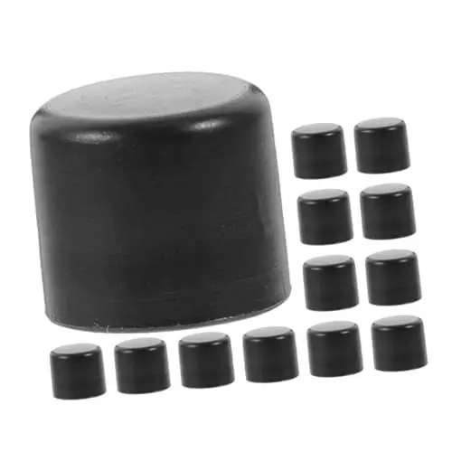 Produktbild: Yardwe 12St Kappe für die Tischfußballstange Kickerspitzenkappen Tischfußball-Endkappe Tischzubehör Kickertisch-Zubehör ersetzen Stecker Stangenabdeckung Fußballtisch Lager Plastik