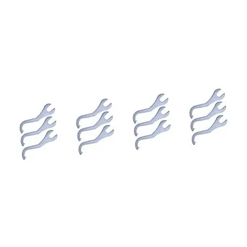 Produktbild: Yardwe 12 Stk Achsfeststellschlüssel reparaturset fahrrad fahrradreparaturset fahrrad reparatur kit Mountainbike Werkzeug Schwanzhaken Sicherungsring Halterung 45# Kohlenstoffstahl