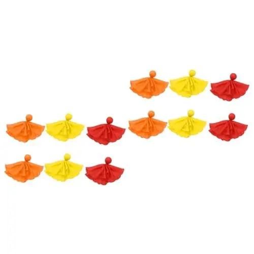 Produktbild: Yardwe 2sets Schiedsrichter Flagge Set Fußball Spiel Liefert Sport Schiedsrichter Linie Flagge Fußball Strafe Flaggen 6 Stücke * 2