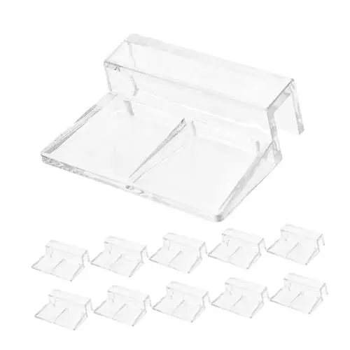 Produktbild: Yardwe 12 Stück Aquarium Abdeckungshalterung Fischschalen Halter Fischtanks Aquarium Deckel Aquarium Deckel Clip Griffe Aquarium Tank Deckelklemmen Aquarium Werkzeug Aquarium