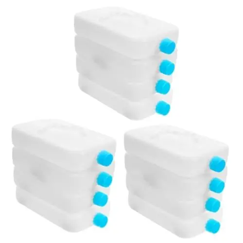 Produktbild: Yardwe 12 Stück Packungen Eiskristallbox für Klimaanlagenventilator Eisbeutel kühlmittel kühlbehälter Kühlung für Luftkühler Kühlakkus kühlende Eisbehälter Kühlkoffer Sport Weiß