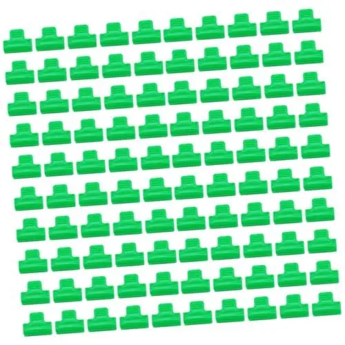Produktbild: Yardwe 160 Stk Membranschnalle Glasfolie Plastikklammern Für Gewächshäuser Halterclips Für Gartenpflanzen Filmreihenabdeckungsclips Baracke Schatten Pp Stützrahmenklemme