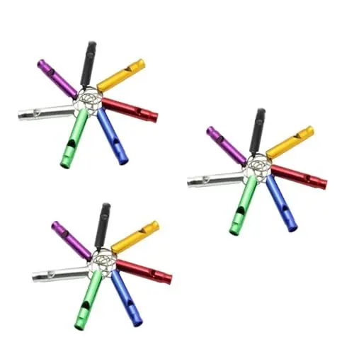 Produktbild: Yardwe 18 STK Überleben liefert Überlebenspfeife Flaschenkühler für Babymilch Pfeife aus Metall Pickup-Sticks Notpfeife Pfeife aus Aluminium Aluminiumlegierung Ausrüstung