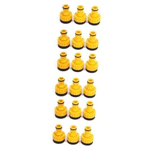 Produktbild: Yardwe 18 STK waschmaschinen Wasserhahn Adapter pflanzenbewässererung gummiring Verbinder schwenkbarer Luftsprudleradapter Schlauch Waschbecken Wasserhahn Wasseranschluss Wasserpistole