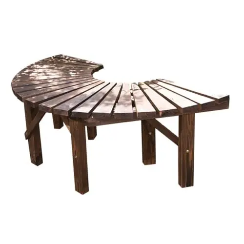 Produktbild: Yardwe 1Stk Gartenbank Mehrzweckbank Hofbank Außenbank Blumentopf steht im Freien sitzbänke outdoor bänke für draußen blumengestell Holzbank Pflanzentopfständer saftiger Topflappen Eisen