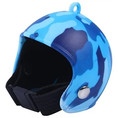 Produktbild: Yardwe 1Stk Kopfbedeckung Elastic elastikband Haustierzubehör Vogelzubehör hühnerhelm Hühnerkopf Vogelspielzeug Schutzhelme Schutzhelm für kleine Haustiere Vogelhelm Haustier Huhn