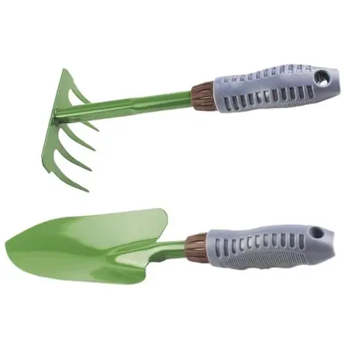 Produktbild: Yardwe 1 Satz Gartenrechen Motorhacken Gartengeräte für Setzlinge Handhacke Spielzeug Schaufelschaufel Handrechen Kleiner Rechen Mini Stepper kleine Schaufel einstellen Kind Suite Plastik