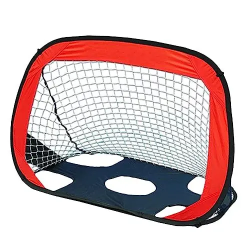Produktbild: Yardwe 1 Satz Klappbarer Fußballnetzrahmen Türrahmen zusammenklappbares Fußballtor Kinder-Hinterhof-Fußballnetz Kinderfußball Kinder fußball Tragbares Fußballtor Falten einstellen