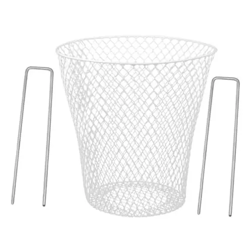 Produktbild: Yardwe Pflanzenabdeckung Aus Eisen Für Den Garten – Mehrzweck-pflanzenkäfig Mit Netz – Blumentopf-zubehör – Pflanzenschutzkäfig