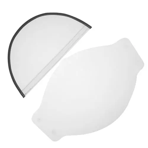 Produktbild: Yardwe 1 Satz Visier Für Elektrofahrzeuge Regenponcho Regenfeste Kapuze Regenmantel-schutzmaske Regenmantel Mit Regenmaske Verstellbare Regenhaube Regenmantel Kapuze Transparent Plastik